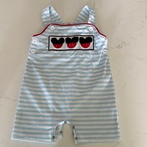 Mickey Mouse Striped Baby Outfit